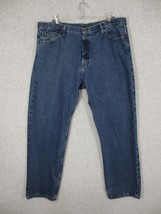 Wrangler Men&#39;s Jeans Relaxed Fit Straight Leg Size 40 x 32 Medium Wash 9... - £12.19 GBP