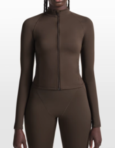 Nike x Skims Matte Mock Neck Full-Zip Jacket Women's Sports Gym Top IU82... - $152.91