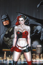 Chad Hardin SIGNED DC Comic / Batman Art Print ~ Harley Quinn - £28.85 GBP