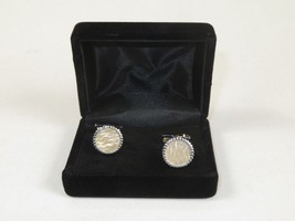 Men J.Valintin Cufflinks by Vitorofolo for French Cuff Shirt V35-33 Pearl image 2