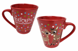 Zak! Rudolph The Red Nose Reindeer Ceramic Mug Rudolph &amp; Clarice Red 2016 - £12.15 GBP