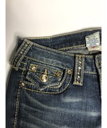 True Religion Disco Becky Rhinestone Crystal Jeans Sz 25 SPARKLE CRYSTAL... - £73.88 GBP