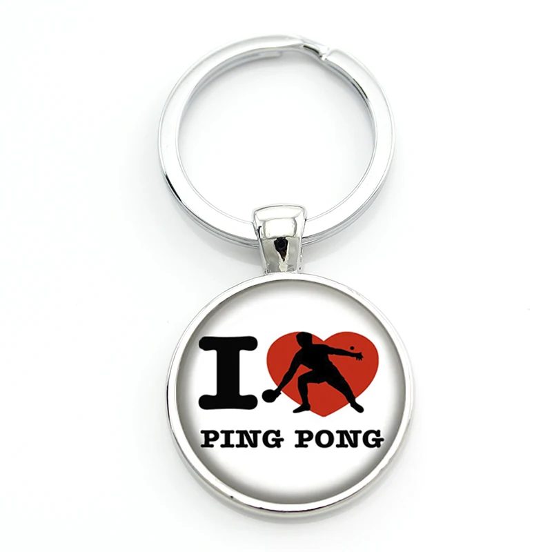 Sporting TAFREE Brand Table Tennis Pingpong art keychain vintage popular casual  - £23.90 GBP