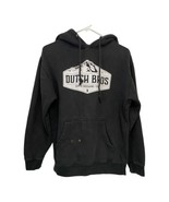 Dutch Bros South Gresham PDX Small Hoodie Drawstring Black Distressed - €15,04 EUR