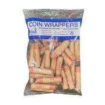 N.F. String 36 Count Crimped End Penny Coin Wrappers - Made In USA - $10.99