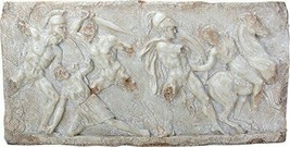Ebros Battle Between Greeks and Amazones Wall Plaque Large 26.75&quot; Long - £175.37 GBP