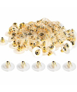 100 pieces Bullet Earring Backs Plastic back, Disk Style Hypoallergenic ... - £5.49 GBP