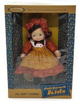 Horsman Patchwork Kids Doll Style No. 600 w/ Box Brown Hair Red`& Yellow Dress - £77.56 GBP