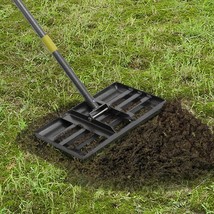 Grass-Grass Golf Field Soil Leveling Rake, 5 Ft Adjustable Long Handle L... - £35.33 GBP
