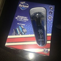 Barbasol - Rechargeable Wet/Dry Shaver with Stainless Blades & Pop Up Trimmer - £29.80 GBP