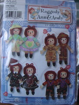 Raggedy Ann &amp; Andy Doll Pattern with Clothing Patterns 15&quot; - $5.69