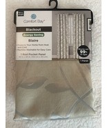 Comfort Bay Blackout Curtains Blaire 1 Panel 40x84 New In Package - $19.22 CAD