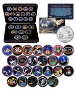 SPACE SHUTTLE ENDEAVOR MISSIONS NASA Florida Statehood Quarters 25-Coin ... - $79.95