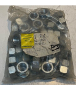 BAG OF 50 EARNEST MACHINE PRODUCTS HEX JAM NUTS 5/16-18 GR5 J995 ZNCLR - $723.19 MXN