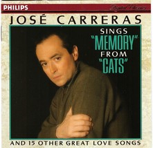 Jose Carreras CD 16 Love Songs Sings Memory From Cats - £1.55 GBP