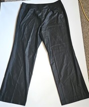 Magaschoni Black Women Pants- Size 16W New with Tags - Salon Z- Retail $398.00 - £32.47 GBP