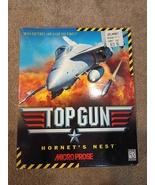 Vintage TOP GUN HORNET'S NEST (BY MICROPROSE) -  with MANUAL AND BOX - $274.99