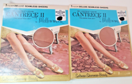 Cantrece II by Mellowmood Seamless Sheers Stockings 9 1/2 - 10 Beigtone A&amp;P - $13.81