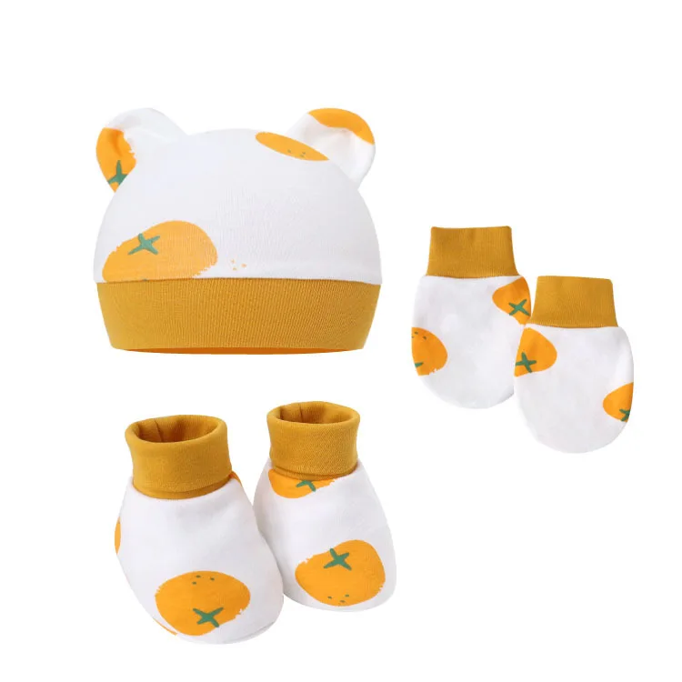 Game Fun Play Toys 5pcs Baby Cartoon Anti-scratch Gloves Hat Foot Cover Set Hand - £23.18 GBP