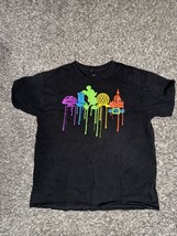 Disney Pride Promotional Shirt Gildan Tag Rainbow Castle Kids XL - $9.00