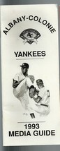 BASEBALL: 1993 ALBANY-COLONIE YANKEES Baseball  Media GUIDE  EX+++ - £6.89 GBP