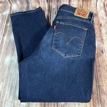 Levi&#39;s MID RISE SKINNY Womens Size 14 Blue Mid Rise Jeans Denim Pants 30... - £18.71 GBP