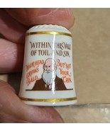 ￼ Vintage Burma Shave Thimble - $13.54 CAD