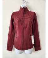 NWT LULULEMON RDMR Red Merlot Cottony Soft Luon Define Jacket 8 - £106.67 GBP
