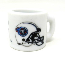 Tennessee Titans Miniature Cup NFL Football 1&quot; Ceramic Mug Ornament Display - £7.90 GBP