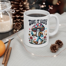 Take It Easy Snail Mug 11oz, Best Gift for Wedding - $8.45