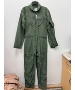 NEW GENUINE US AIR FORCE GREEN NOMEX FIRE RESISTANT FLIGHT SUIT CWU-27/P... - $2,948.56 MXN