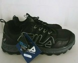 FILA Black &amp; Gray Lace Up Running Walking Athletic Shoes Size 8.5 1JM002... - £26.69 GBP