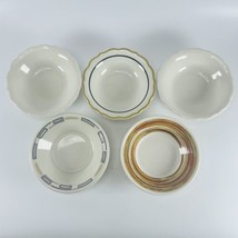 5 Vintage Syracuse China Small Bowls Fruit Restaurant Ware 4.5” - £21.81 GBP