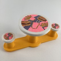 Barbie Doll McDonald&#39;s Drive Thru Playset Replacement Table Seats Vintag... - $28.66