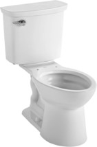 American Standard 238Aa104Cp.020 Two-Piece 1.28 Gpf Elongated Toilet, White - £241.63 GBP
