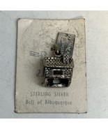 Vintage Bell of Albuqueque Sterling Log Cabin Charm - $19.75