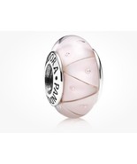 Vintage Pandora Rose Looking Glass Charm, Murano Glass -  9163 - $19.60