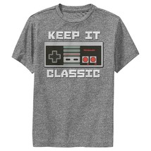 Disney Men&#39;s Nintendo NES Controller Keep Graphic T-Shirt, Charcoal Heather, XXL - £6.10 GBP