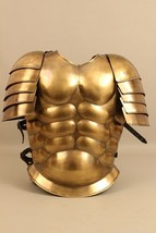 18 Guage Steel Medieval Roman Muscle Jacket w Pauldrons Cuirass Breastplate - £122.43 GBP