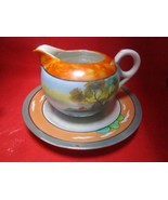 Noritake Luster ware Japan, creamer and dish scenic design [30J] - €29,55 EUR