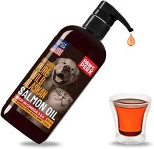 Paws Perx Premium Pure  Wild Alaskan Salmon Oil, New Sealed Bottle 16 oz... - $20.89 CAD