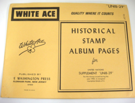 White Ace 1983 United Nations Inscription Blocks Supplement UNIB-29 NOS - £5.24 GBP