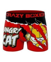 Crazy Boxer GARFIELD ANGRY CAT Claws Colorful Red Black Yellow Briefs Me... - $17.99