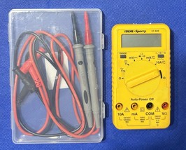 Ideal-Sperry Digital Multimeter 61-609 With NIP Leads Excellent Condition - $37.53