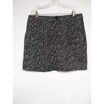 CJ Banks Skort Size 10 Skirt Black White floral Christopher Womens - £15.95 GBP