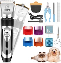 Dog Clippers Grooming Kit and Paw Trimmer,Low Noise, Pet for - £41.51 GBP