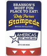 Hotel Key Card America&#39;s Best Value Inn Dolly Parton&#39;s Stampede Dinner - $14.84