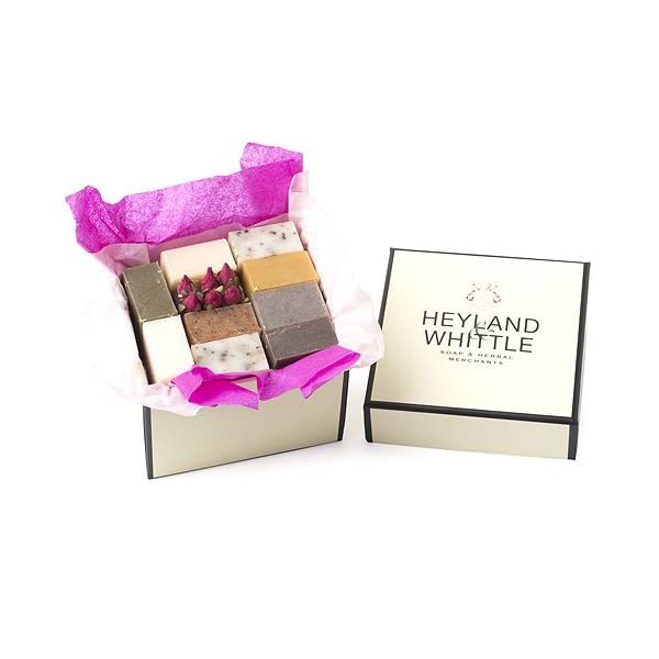 Heyland and Whittle Small Gift Box with 10 Guest Size Natural Soaps  - $72.00