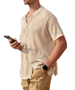 Men&#39;s Full Size Button Down Short Sleeve Plus Size - €37,21 EUR