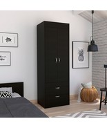 Lisboa Armoire w/ Rod, Drawers &amp; Metal Handles - $296.99
